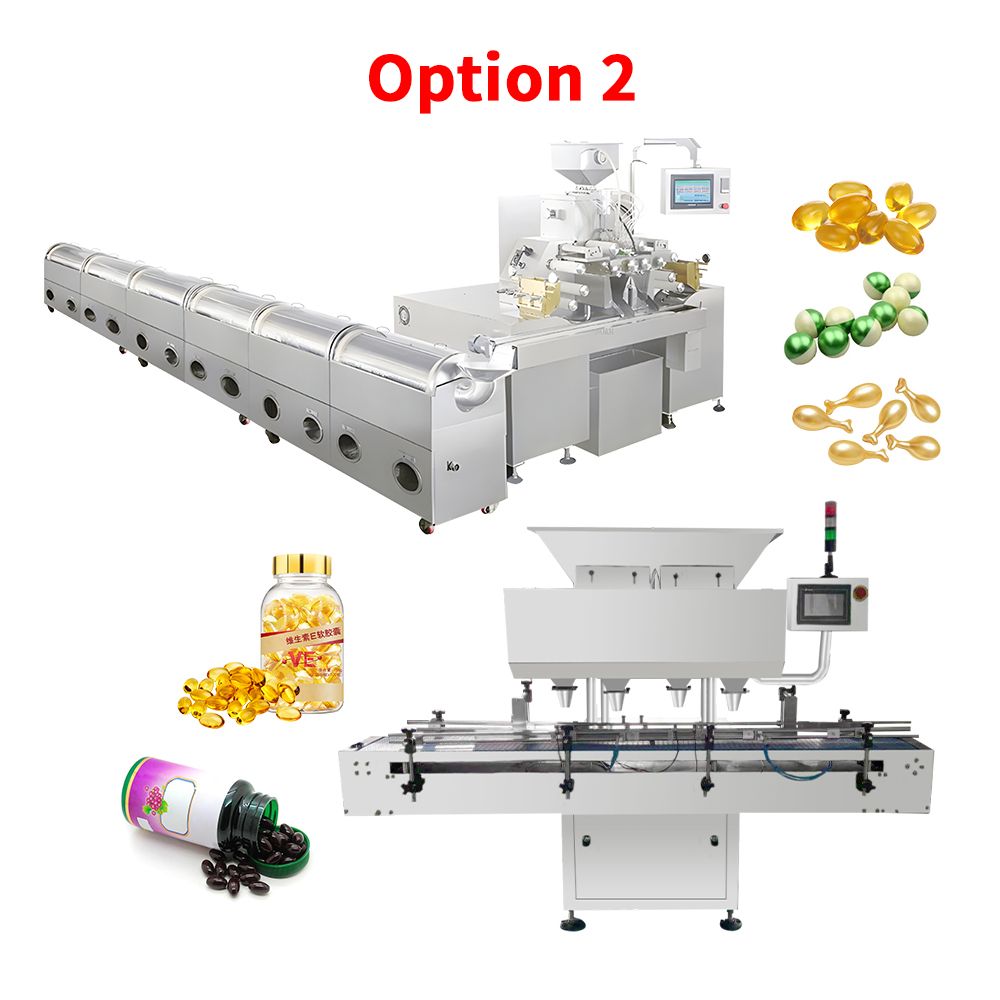 Línea de máquinas de encapsulación de cápsulas blandas