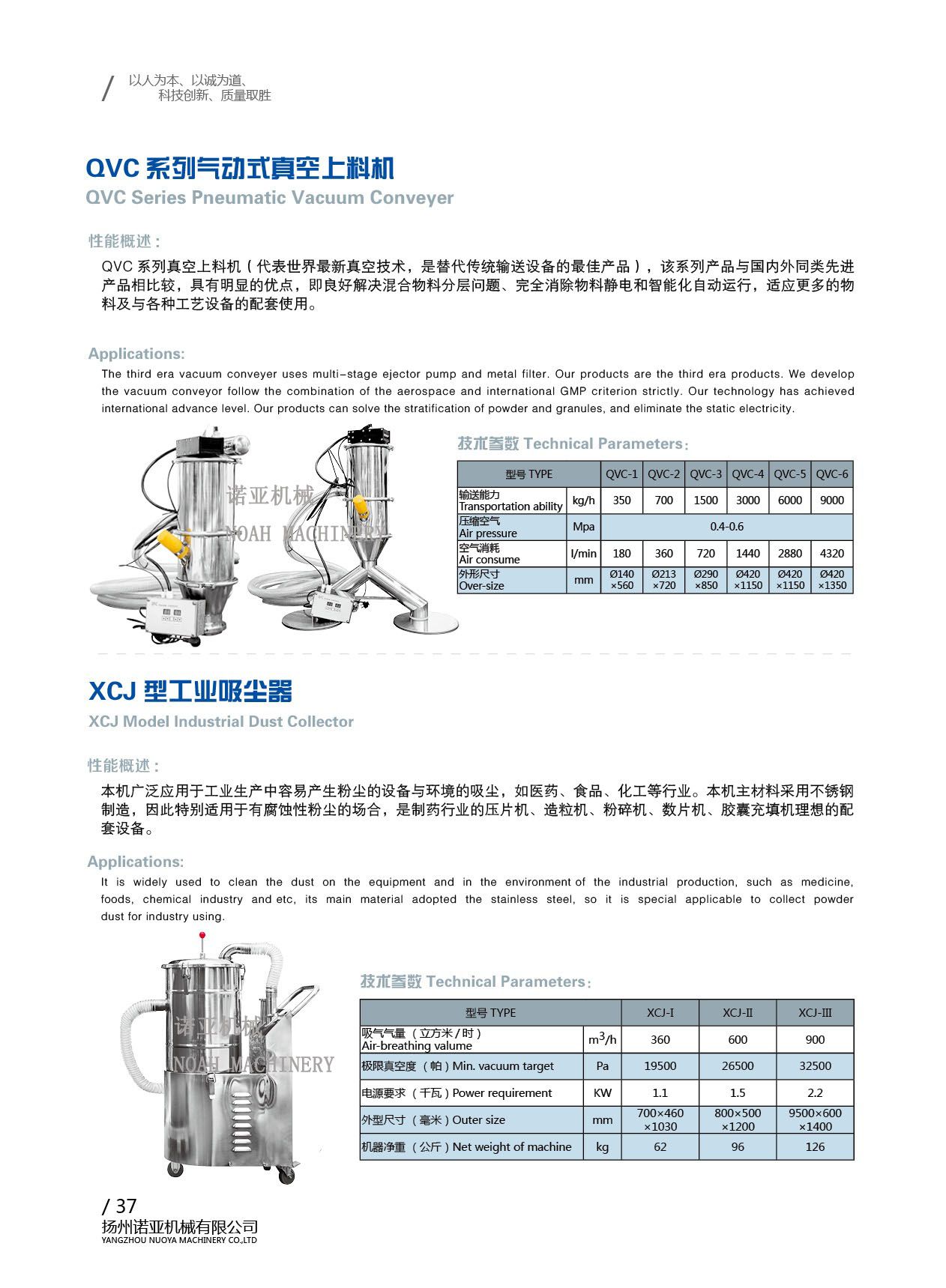 QVC Series Vacuum Charging Machine