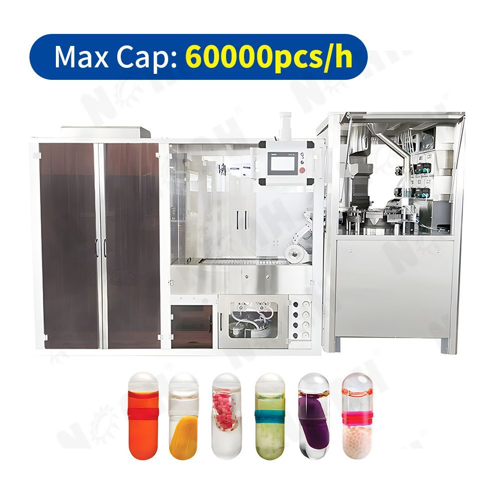 Máquina automática de llenado y sellado de líquidos para cápsulas duras NJPF