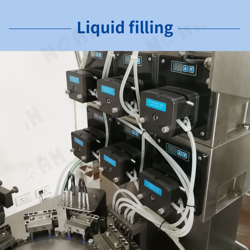 Máquina automática de llenado y sellado de líquidos para cápsulas duras NJPF