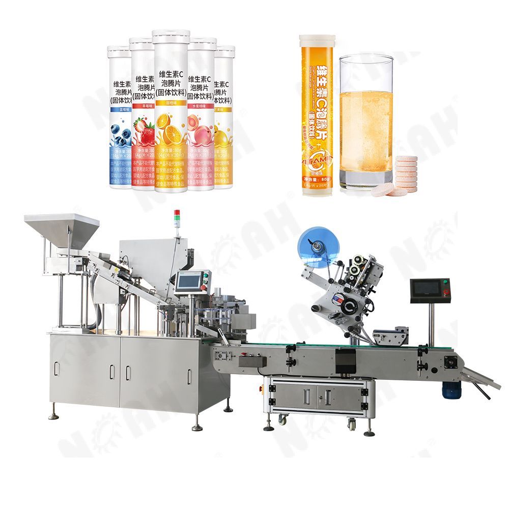 Soluciones de línea para máquinas envasadoras automáticas de tubos para tabletas