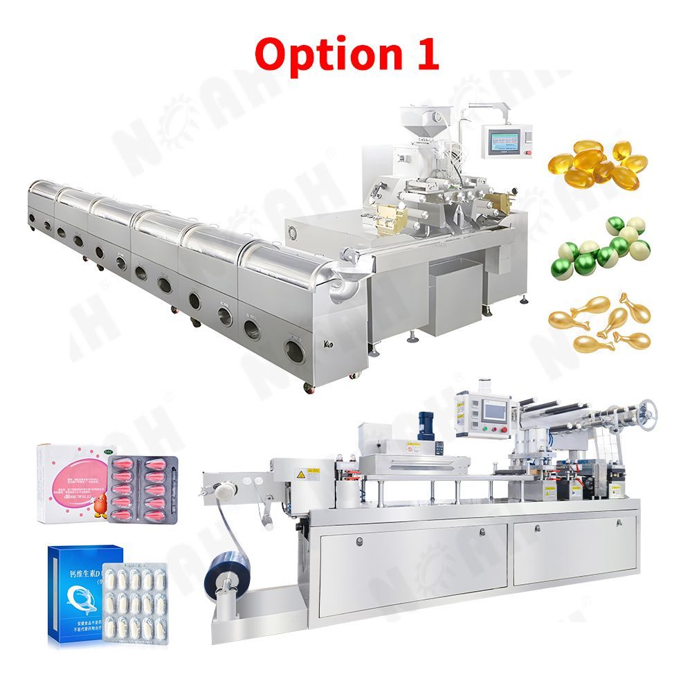 Línea de máquinas de encapsulación de cápsulas blandas