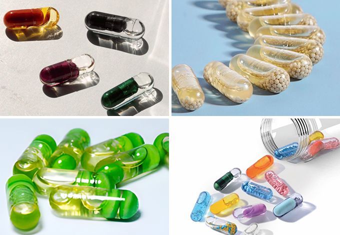 cápsula de gelatina