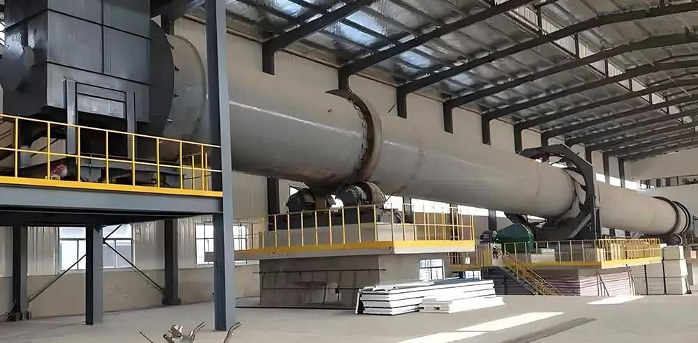 Horno de calcinación rotatorio HZY-1.5×17m